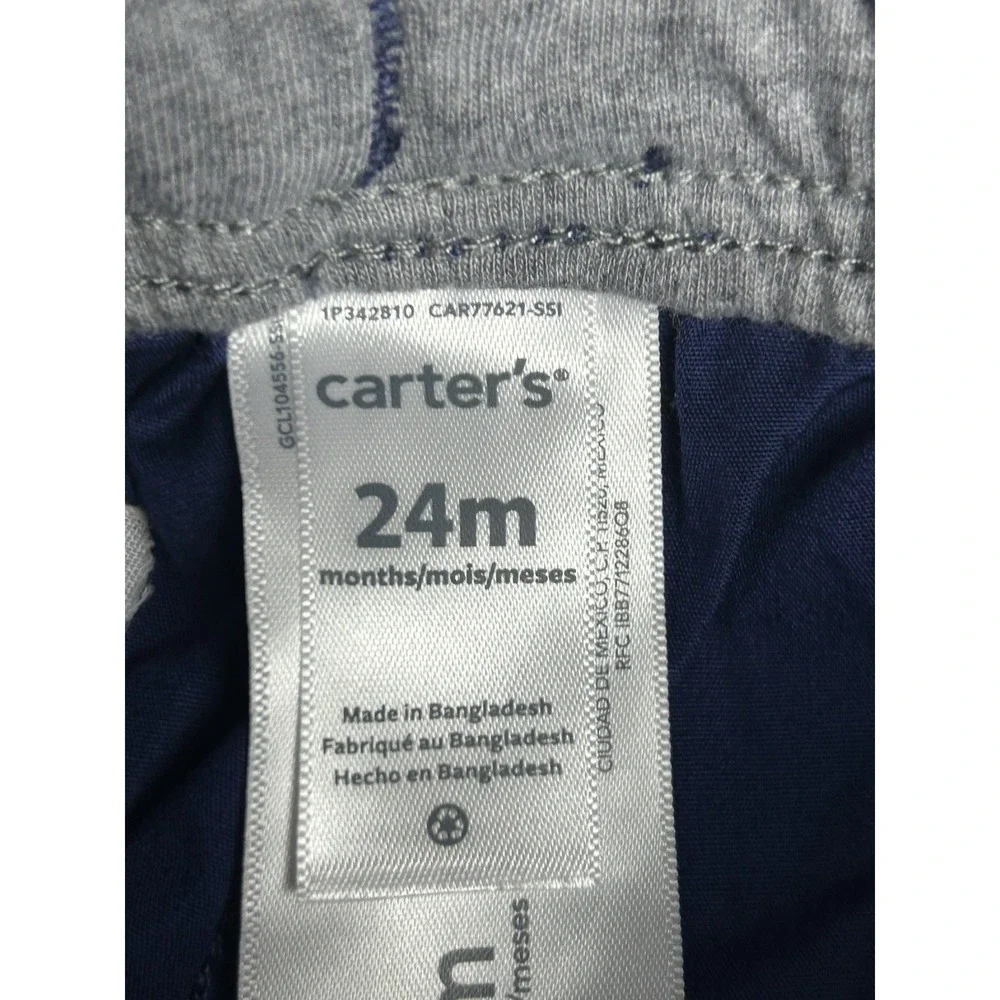 Carter's Boy Pull On Pants Sz 24‎ Months Blue NWT